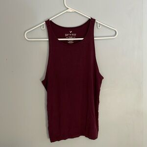 American Eagle Soft & Sexy maroon tank top